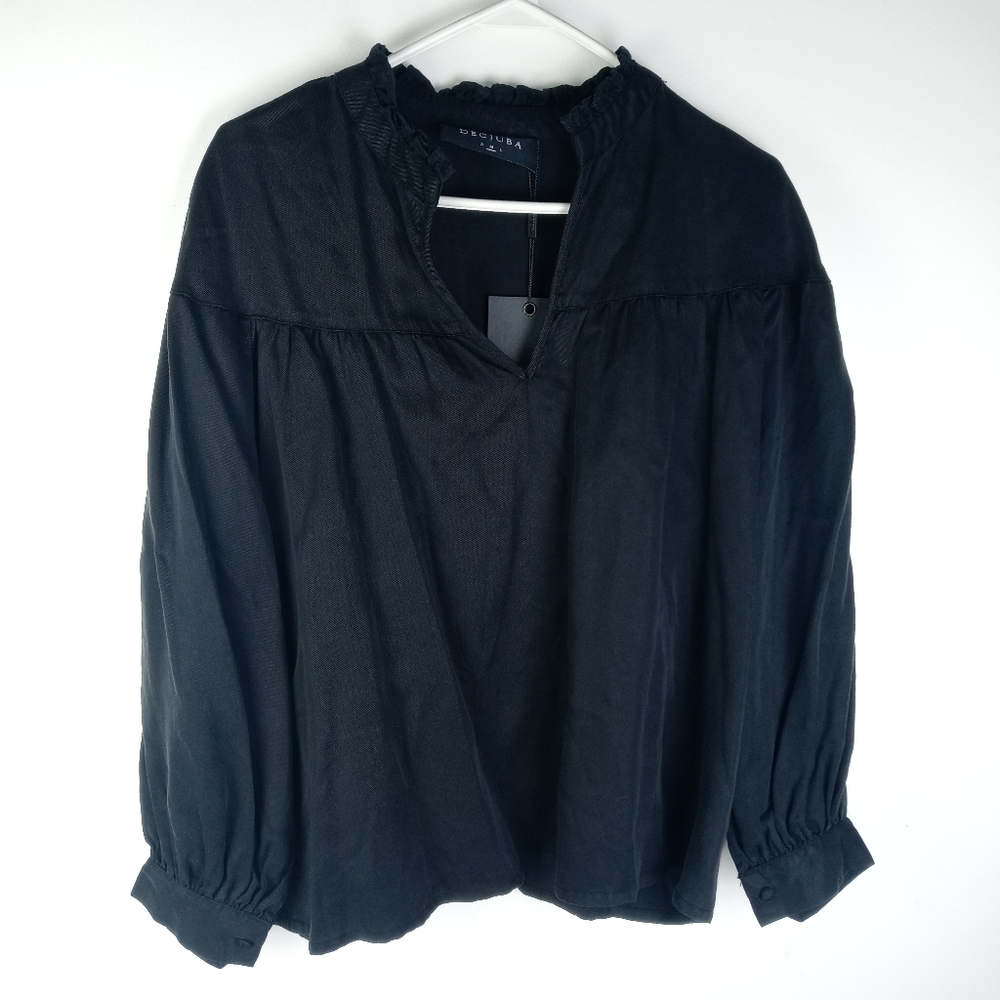 DECJUBA Rudy Balloon Sleeve Top Size M